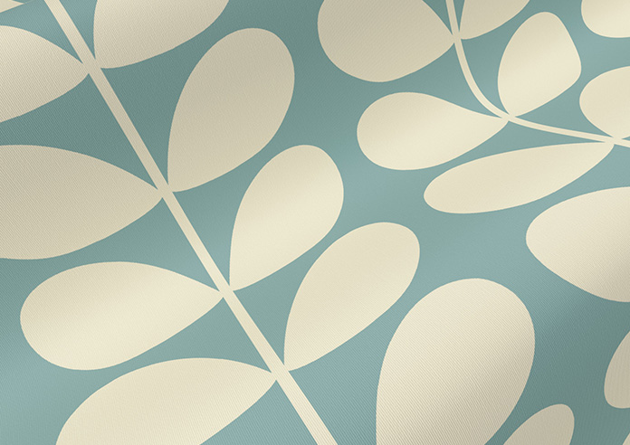 Orla Kiely Solid Stem, Duckegg - Roller Blind - Image 4